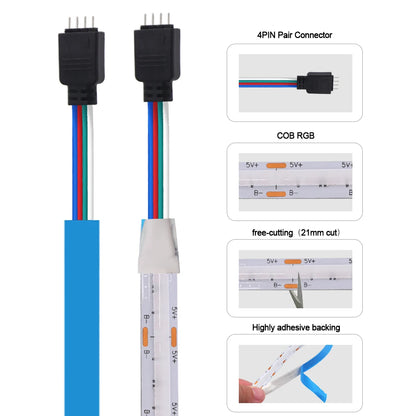 RGB COB LED Strip Light