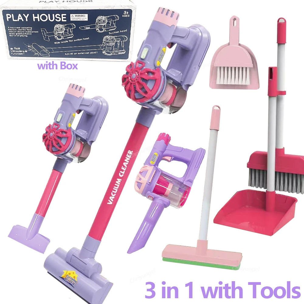 Kids Pretend Vacuum Cleaner Set