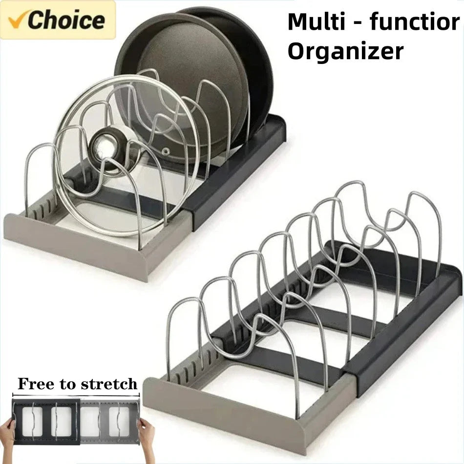 Adjustable Pan Storage Rack