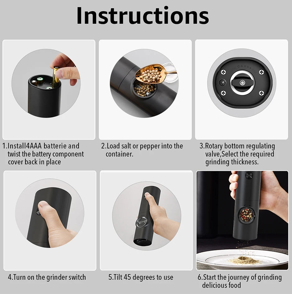 Electric Salt & Pepper Grinder
