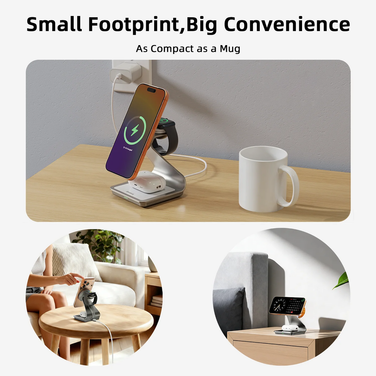 3-in-1 Magnetic Charging Station
