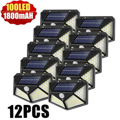 Solar Motion Sensor Wall Light