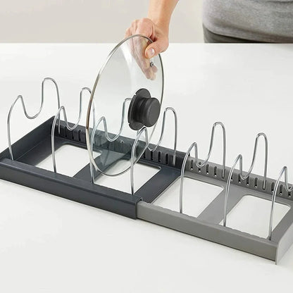 Adjustable Pan Storage Rack