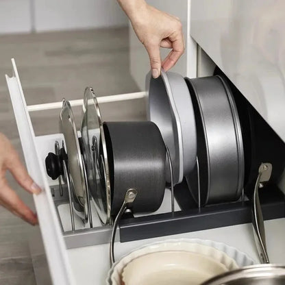 Adjustable Pan Storage Rack