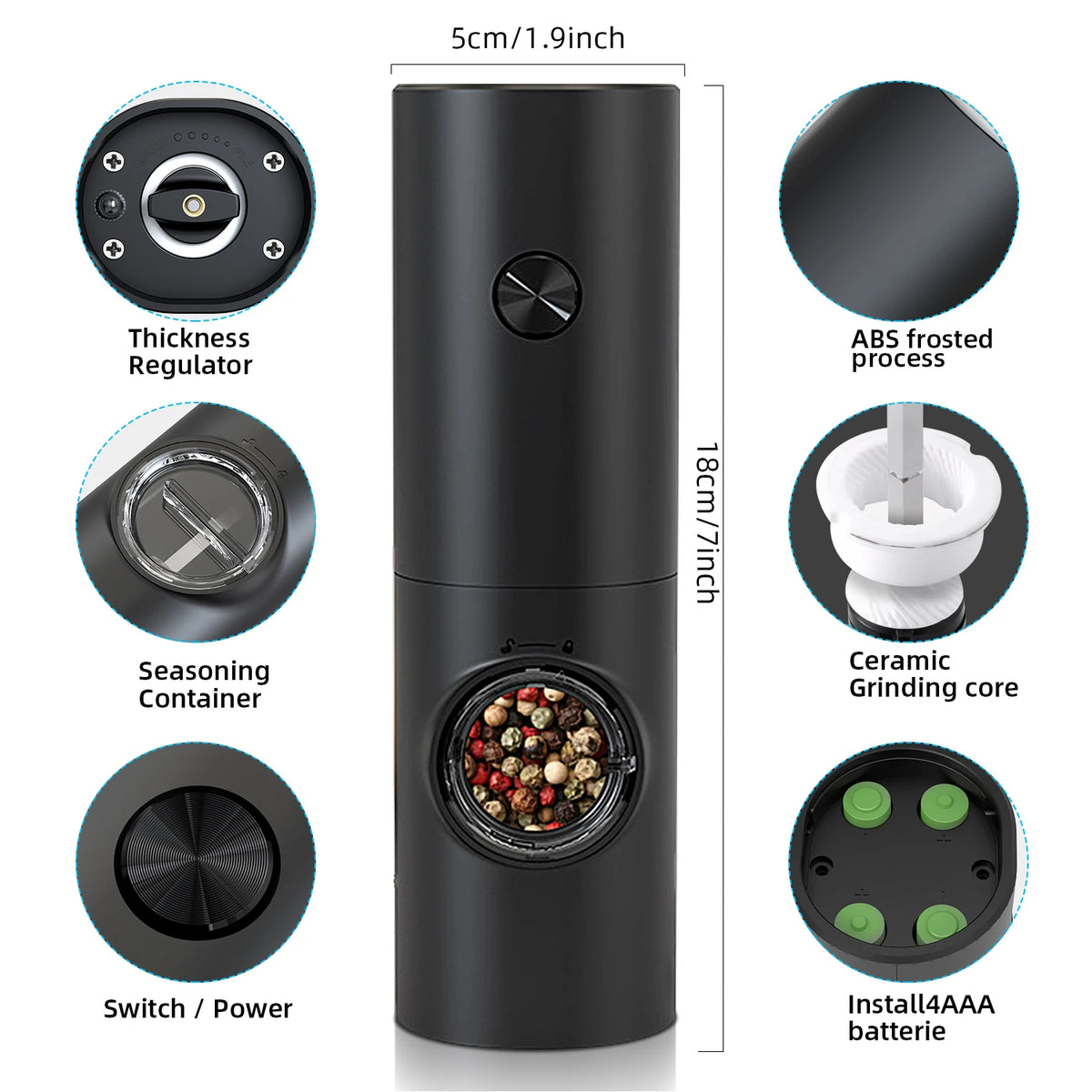 Electric Salt & Pepper Grinder