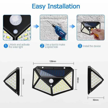 Solar Motion Sensor Wall Light