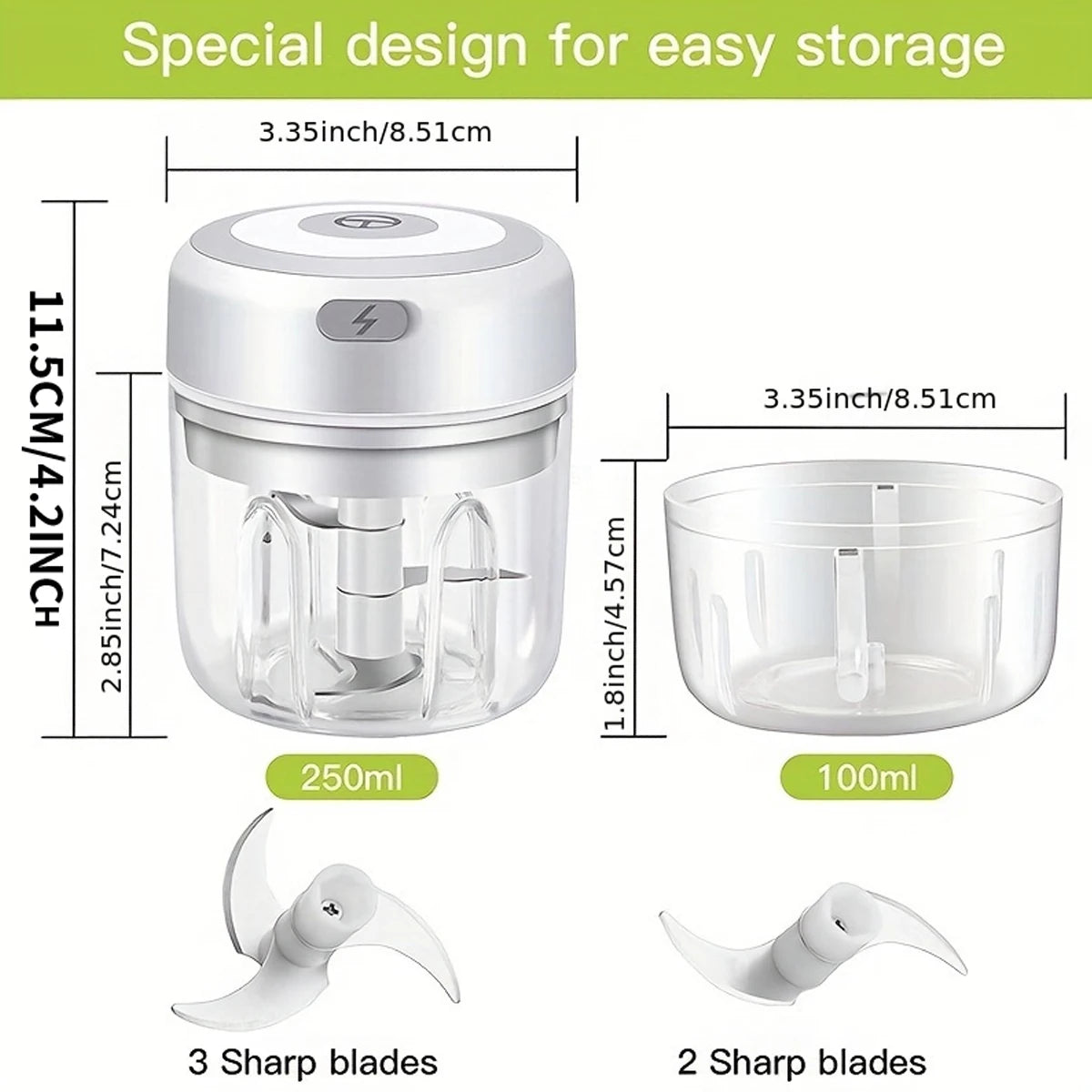 Mini Electric Garlic Chopper