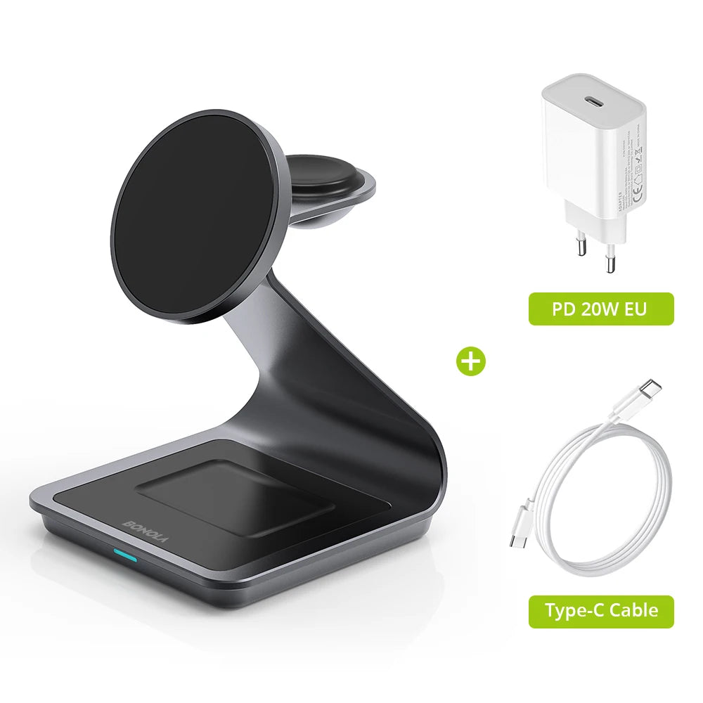 3-in-1 Magnetic Charging Station