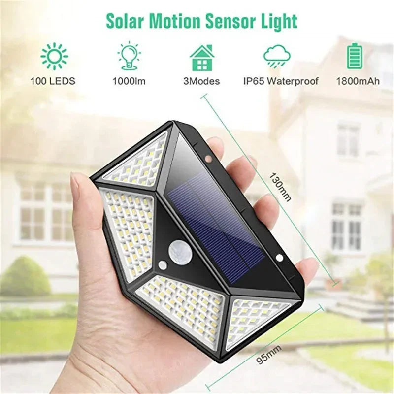 Solar Motion Sensor Wall Light