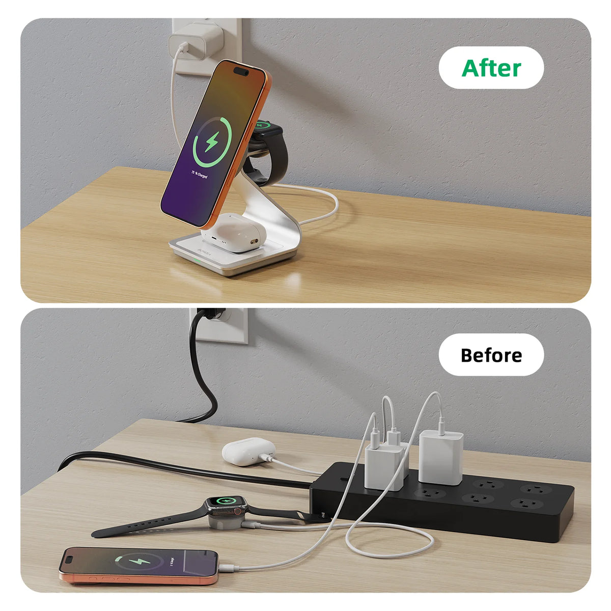 3-in-1 Magnetic Charging Station