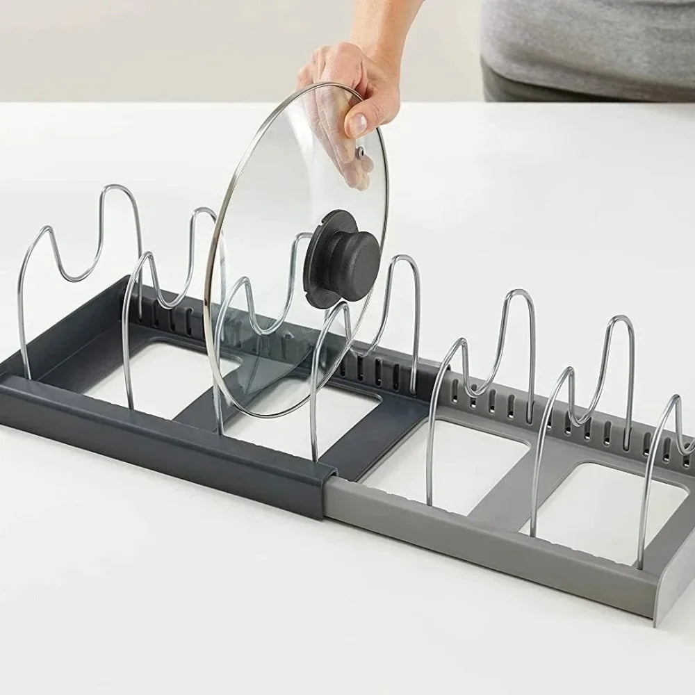 Adjustable Pan Storage Rack