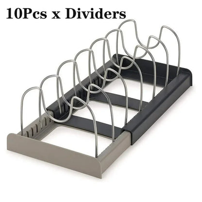 Adjustable Pan Storage Rack