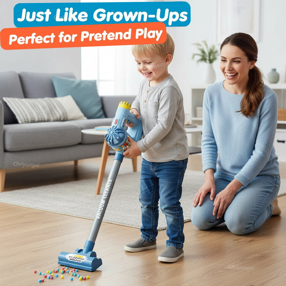 Kids Pretend Vacuum Cleaner Set