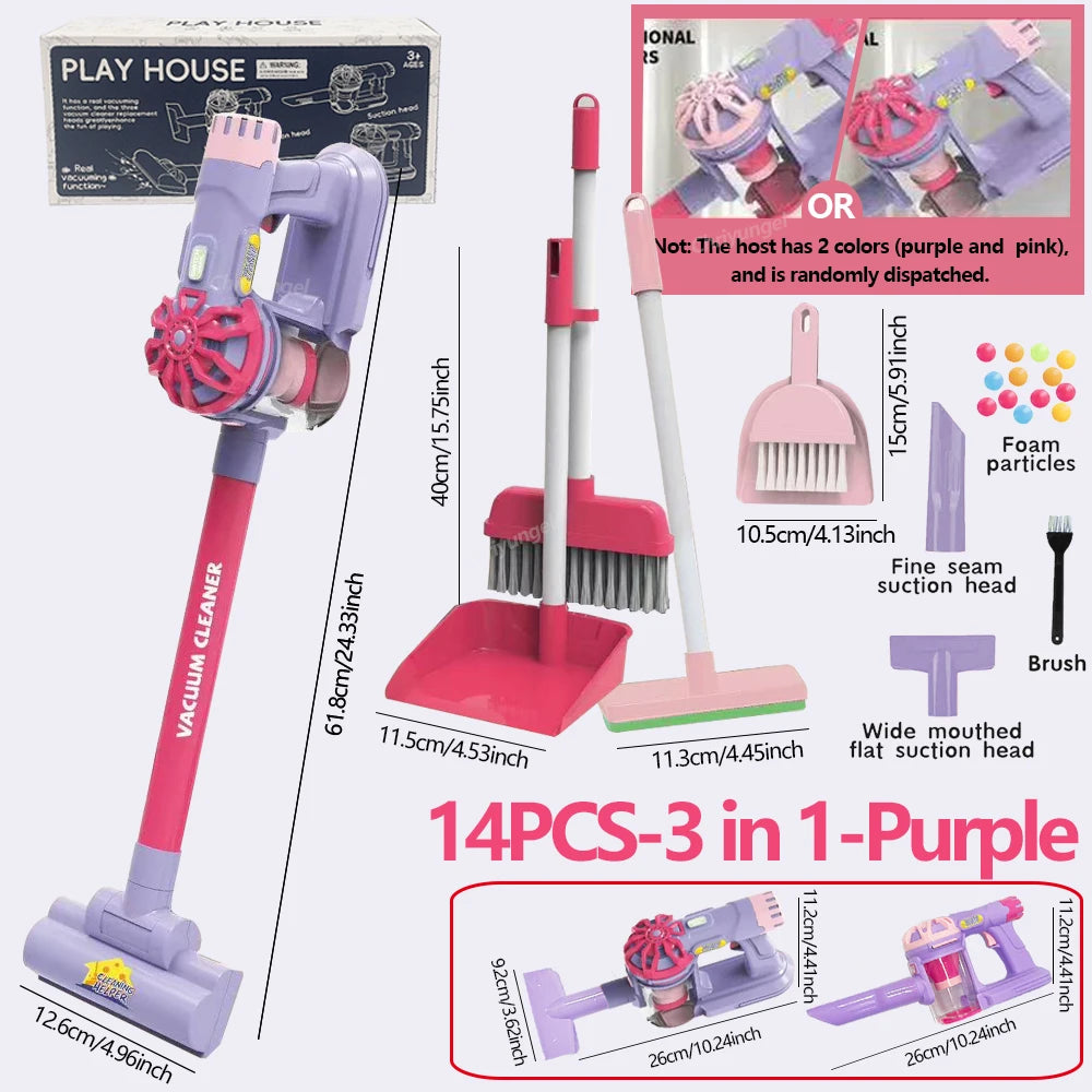 Kids Pretend Vacuum Cleaner Set