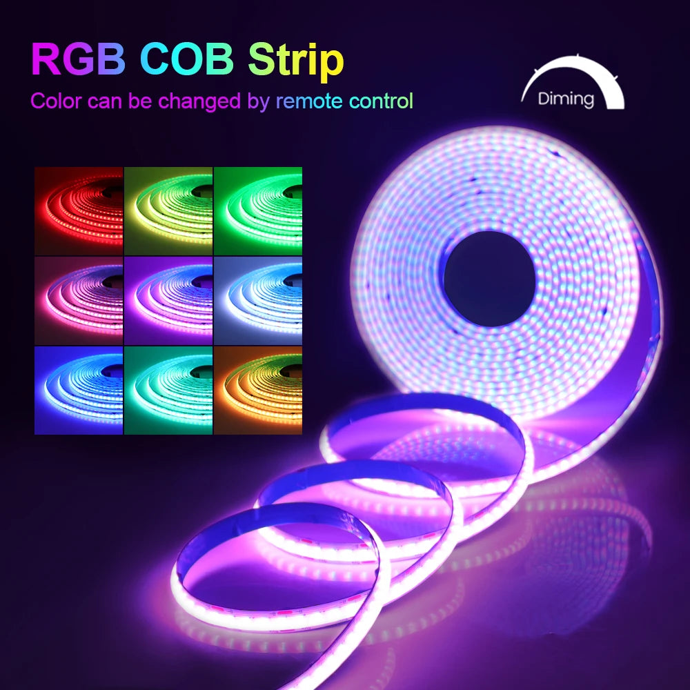 RGB COB LED Strip Light