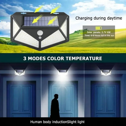 Solar Motion Sensor Wall Light