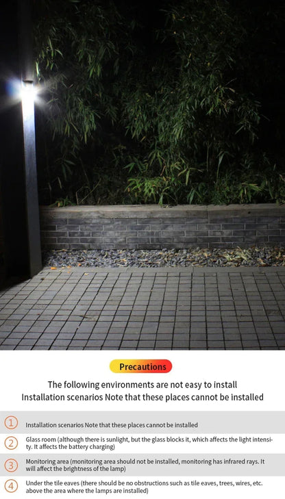 Solar Motion Sensor Wall Light