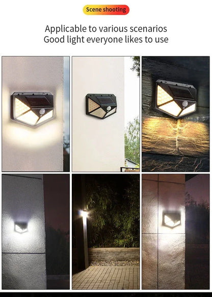 Solar Motion Sensor Wall Light