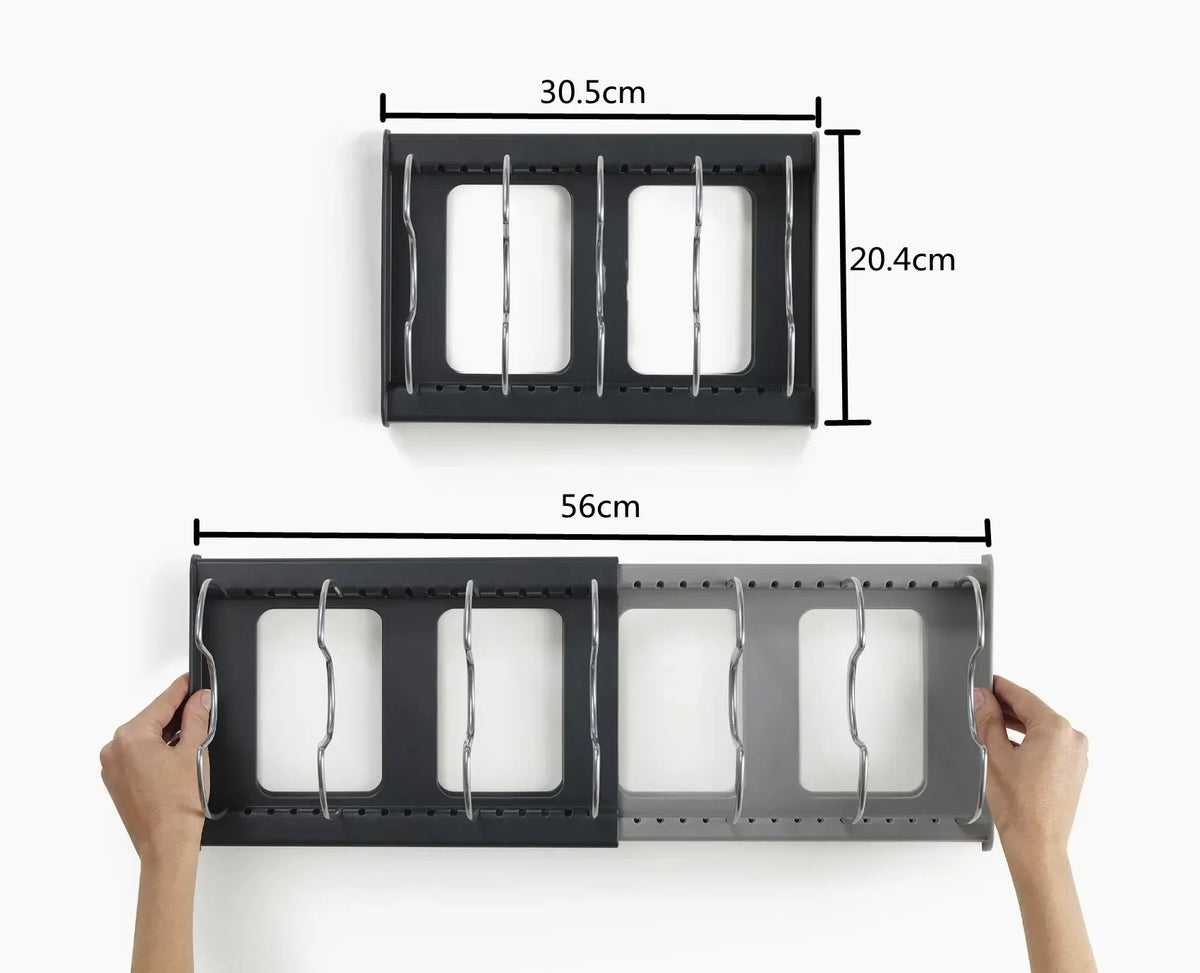 Adjustable Pan Storage Rack