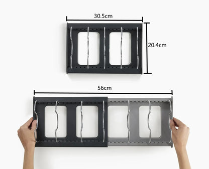 Adjustable Pan Storage Rack