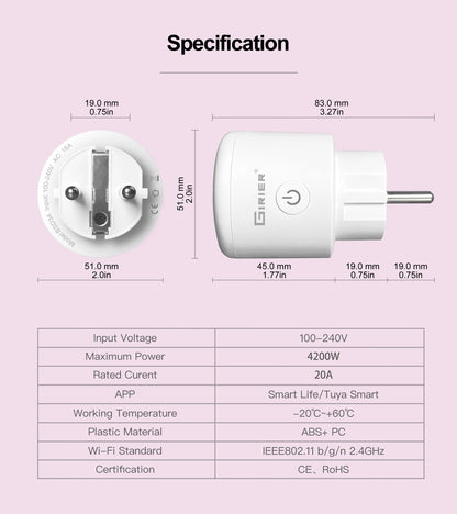 Smart WiFi Power Plug