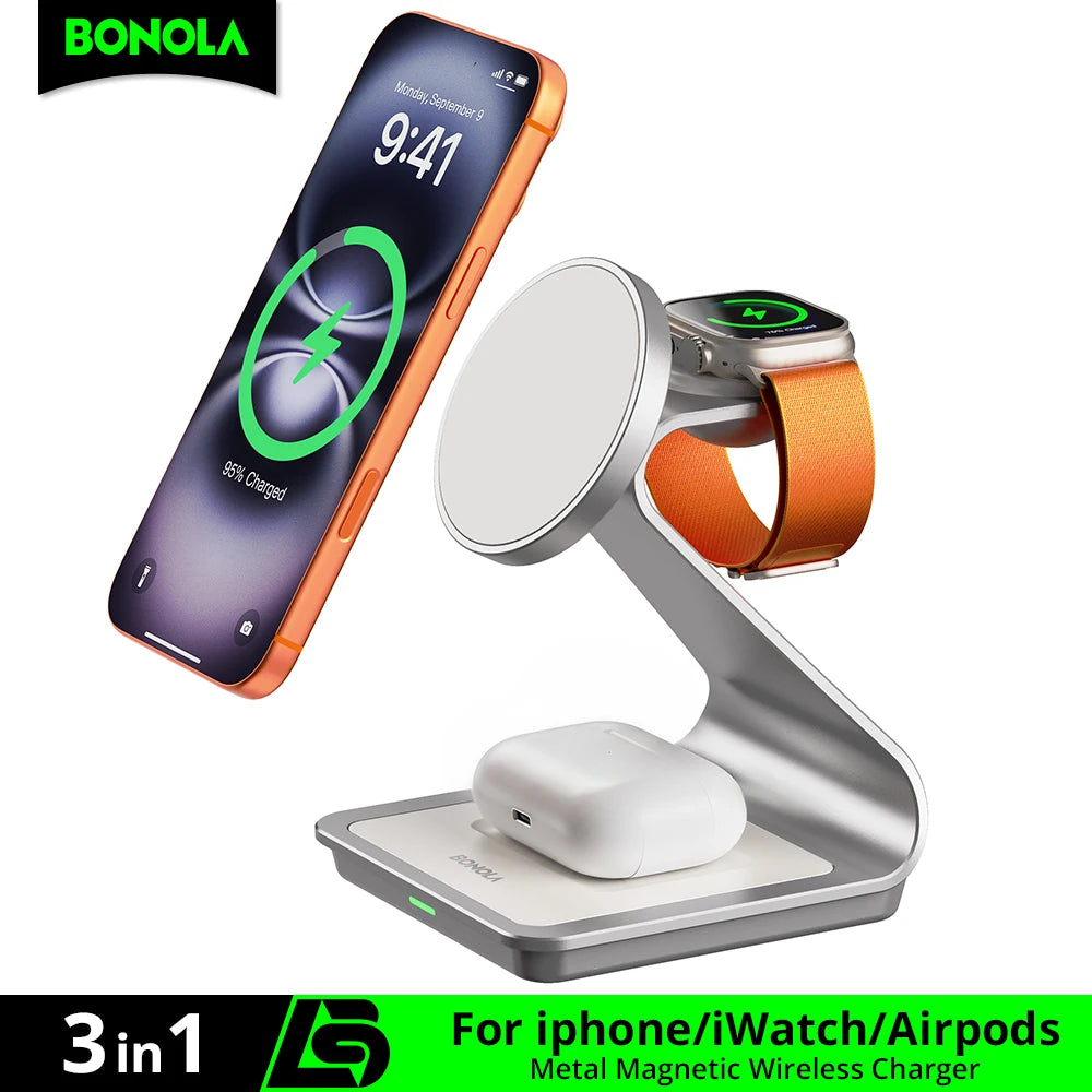 3-in-1 Magnetic Charging Station
