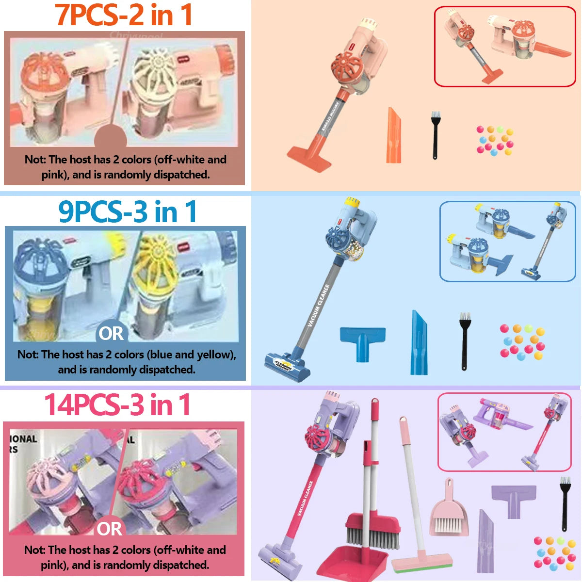 Kids Pretend Vacuum Cleaner Set