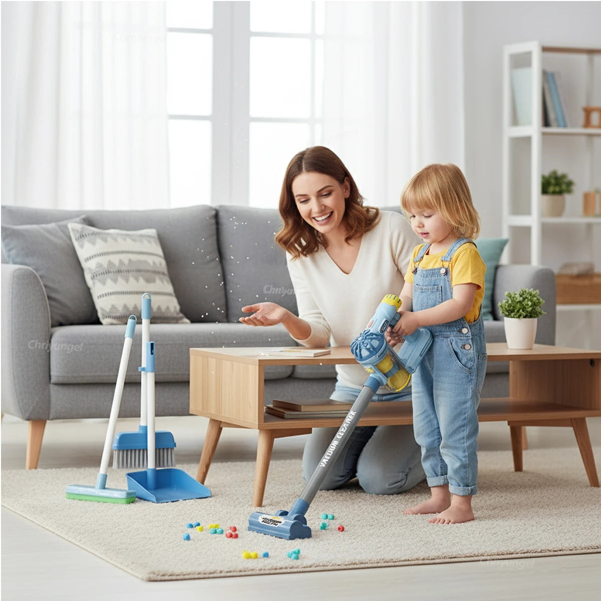 Kids Pretend Vacuum Cleaner Set