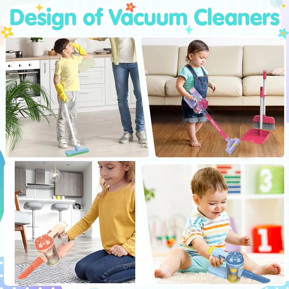 Kids Pretend Vacuum Cleaner Set