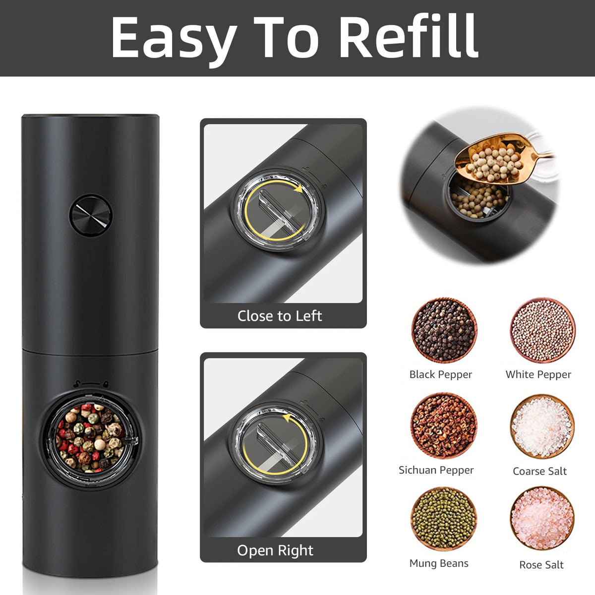 Electric Salt & Pepper Grinder