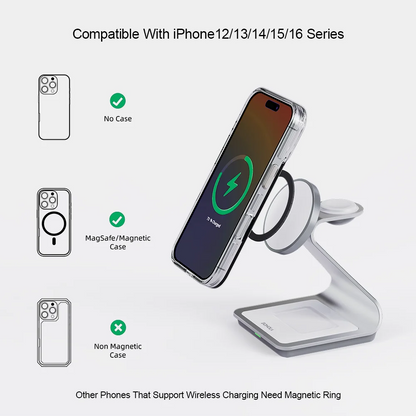 3-in-1 Magnetic Charging Station