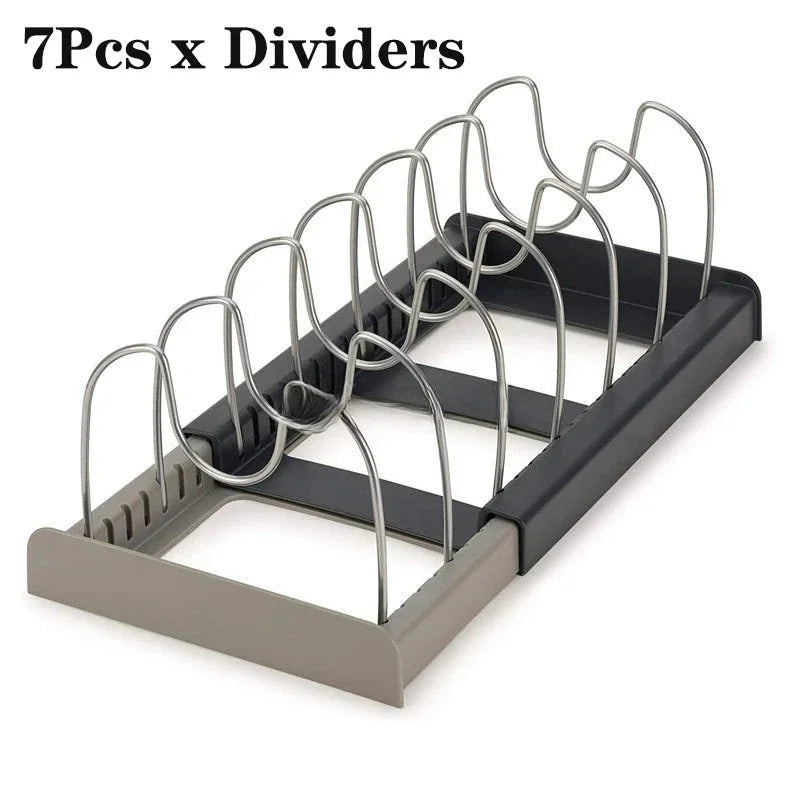 Adjustable Pan Storage Rack