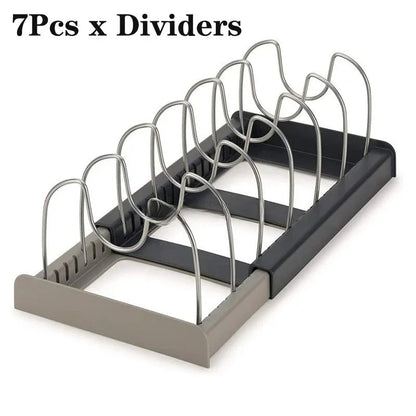 Adjustable Pan Storage Rack