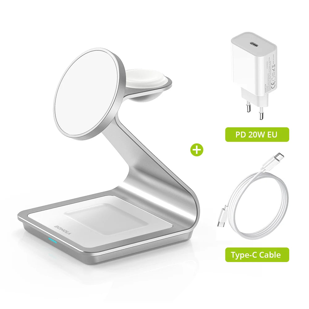 3-in-1 Magnetic Charging Station