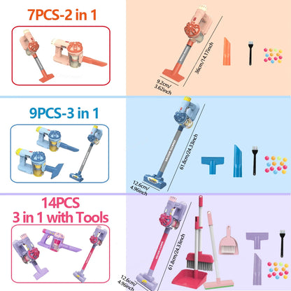 Kids Pretend Vacuum Cleaner Set