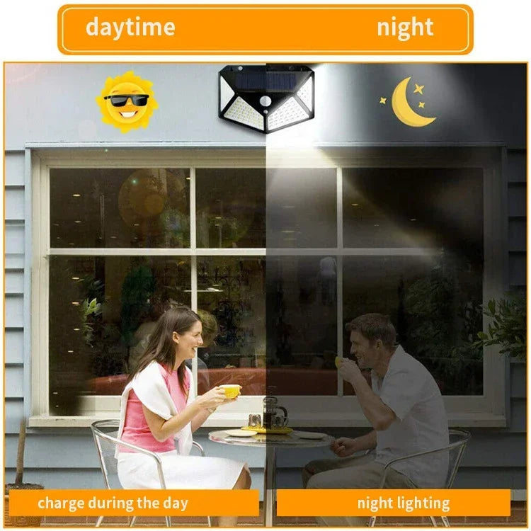 Solar Motion Sensor Wall Light
